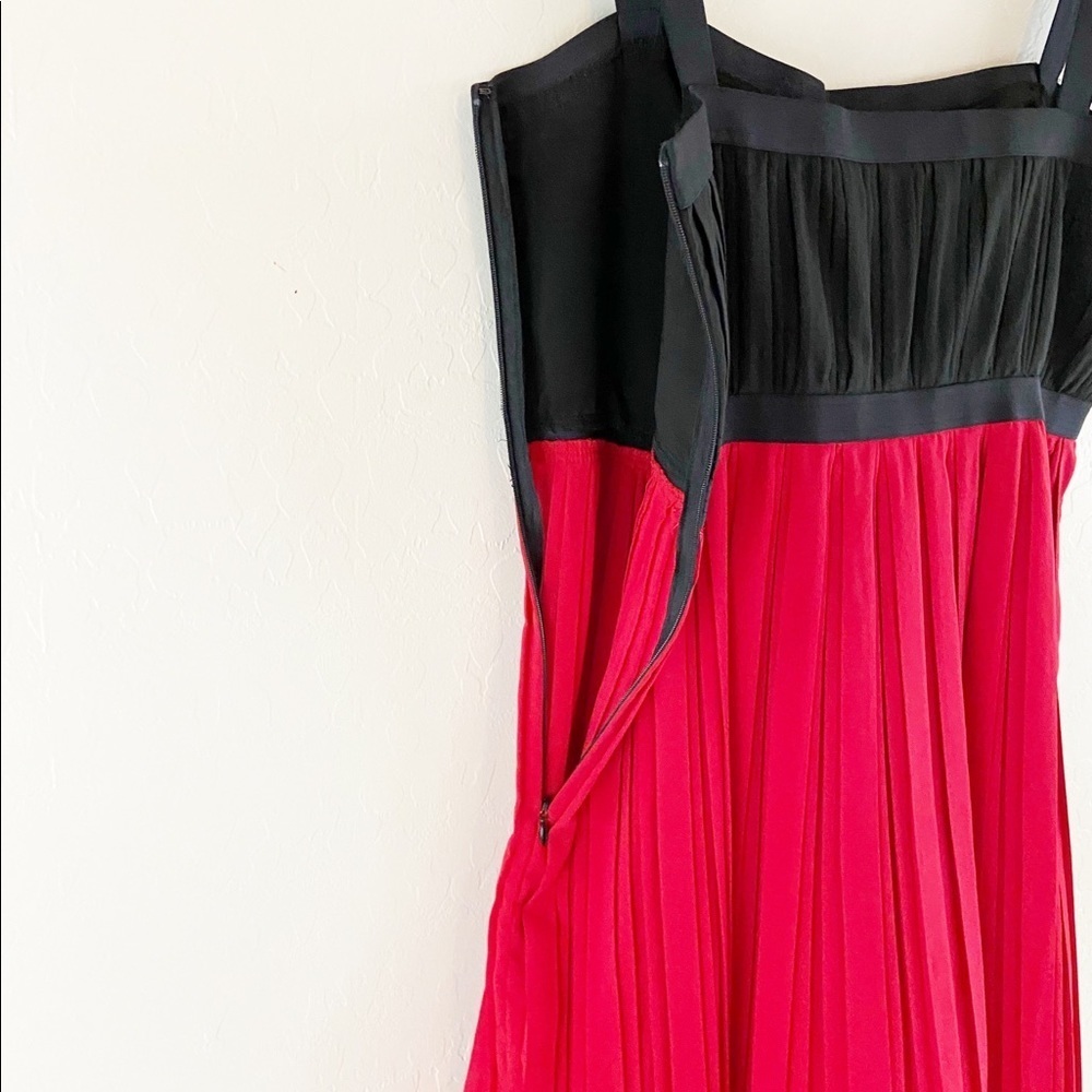 Calvin Klein Red and Black Midi Dress - Picture 5 of 8